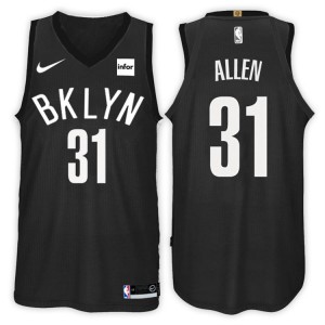 Jarrett Allen Brooklyn Nets 2017-18 Season Swingman Men's #31 Statement Jersey - Black 595986-228