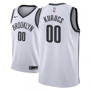 Rodions Kurucs Brooklyn Nets NBA 2018-19 Men's #00 Association Jersey - White 602915-237