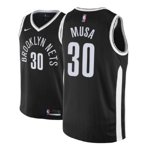 Dzanan Musa Brooklyn Nets 2018 NBA Draft Edition Men's #30 City Jersey - Black 670046-635