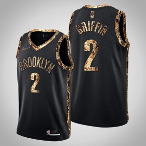 Blake Griffin Brooklyn Nets 2021 Exclusive Edition Men's Real Python Skin Jersey - Black 245728-530