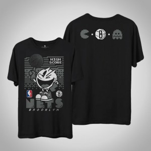 Brooklyn Nets Pac Man High Score Men's NBA x Pac Man T-Shirt - Black 241621-699