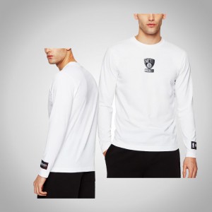Brooklyn Nets Long Sleeve Men's NBA x Hugo Boss T-Shirt - White 675062-568