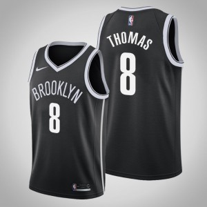 Cameron Thomas Brooklyn Nets 2021 2021 NBA Draft Men's Icon Edition Jersey - Black 888325-722