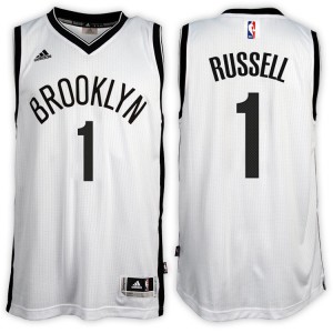D'Angelo Russell Brooklyn Nets New Swingman Men's #1 Home Jersey - White 615118-461