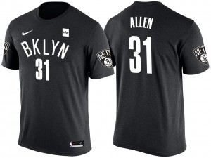Jarrett Allen Brooklyn Nets Name & Number Men's #31 Statement T-Shirt - Black 537773-529