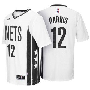 Joe Harris Brooklyn Nets Wordmark Pride New Swingman Men's #12 Sleeved Jersey - White 765539-273