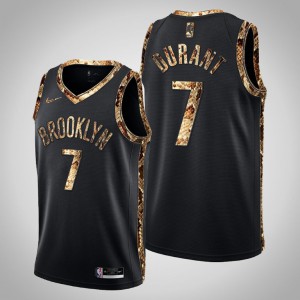 Kevin Durant Brooklyn Nets 2021 Exclusive Edition Men's Real Python Skin Jersey - Black 359709-251