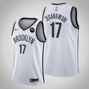 Marcus Zegarowski Brooklyn Nets Men's Association Edition Jersey - White 951092-824
