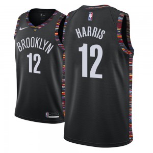 Joe Harris Brooklyn Nets NBA 2018-19 Edition Men's #12 City Jersey - Black 340122-389