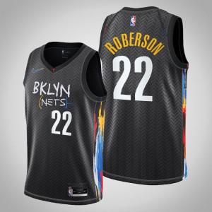 Andre Roberson Brooklyn Nets 2020-21 Edition Men's #22 City Jersey - Black 293356-745