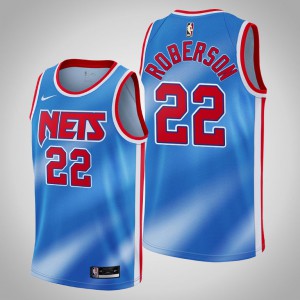 Andre Roberson Brooklyn Nets 2020-21 Classic Edition Men's #22 Hardwood Classics Jersey - Blue 208188-277