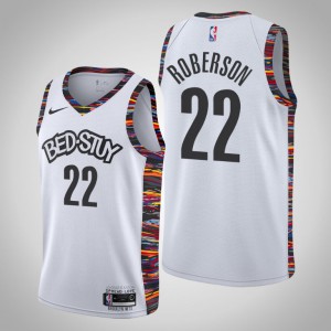 Andre Roberson Brooklyn Nets 2020-21 Biggie Music Eidition Men's #22 City Jersey - White 432454-464