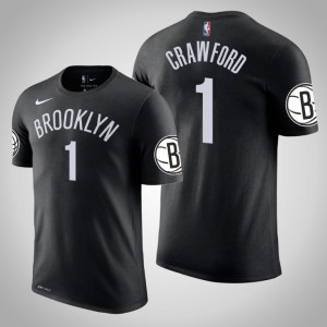 Jamal Crawford Brooklyn Nets Men's #1 Icon T-Shirt - Black 437822-946