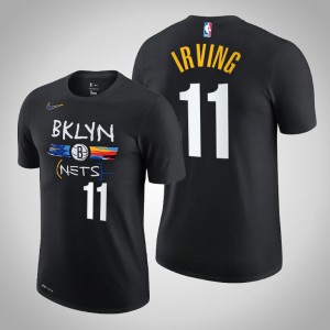 Kyrie Irving Brooklyn Nets 2020-21 Edition Story Men's #11 City T-Shirt - Black 710656-790
