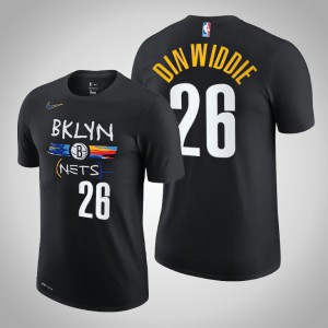 Spencer Dinwiddie Brooklyn Nets 2020-21 Edition Story Men's #26 City T-Shirt - Black 287705-432
