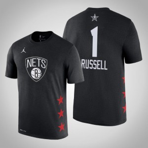 D'Angelo Russell Brooklyn Nets Game Men's #1 2019 All-Star T-Shirt - Black 263925-765