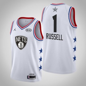 D'Angelo Russell Brooklyn Nets Swingman Men's #1 2019 All-Star Jersey - White 870293-806