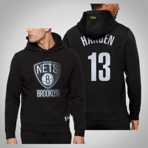 James Harden Brooklyn Nets Bounce Pullover Men's #13 NBA x Hugo Boss Hoodie - Black 871239-177