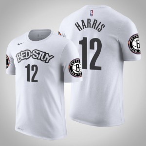 Joe Harris Brooklyn Nets 2020 Season Name & Number Men's #12 City T-Shirt - White 958031-934