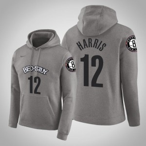 Joe Harris Brooklyn Nets 2020 Season Pullover Men's #12 City Hoodie - Gray 382983-603