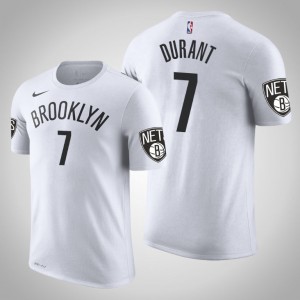 Kevin Durant Brooklyn Nets Name & Number Men's #7 Association T-Shirt - White 271576-852