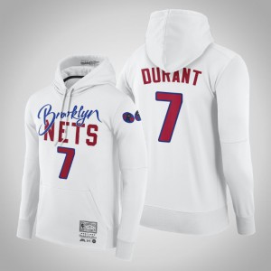 Kevin Durant Brooklyn Nets Men's #7 Joey Badass x BR Remix HWC Limited Edition Hoodie - White 194745-905