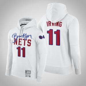 Kyrie Irving Brooklyn Nets Men's #11 Joey Badass x BR Remix HWC Limited Edition Hoodie - White 294959-658