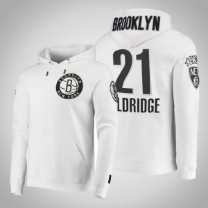 LaMarcus Aldridge Brooklyn Nets Men's #21 Pro Standard Hoodie - White 506578-417