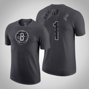 Bruce Brown Jr. Brooklyn Nets Logo Dri-Fit Men's #1 Earned T-Shirt - Black 786504-219