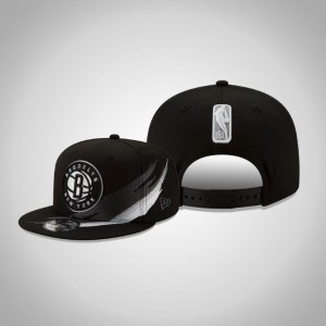 Brooklyn Nets Snapback 9FIFTY Adjustable Men's Brush Hat - Black 805112-764