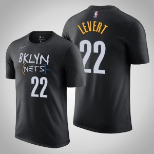 Caris LeVert Brooklyn Nets 2020-21 Men's #22 City T-Shirt - Black 195402-972