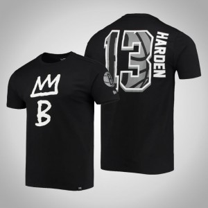James Harden Brooklyn Nets 2021 Edition Player Men's #13 City T-Shirt - Black 161562-167