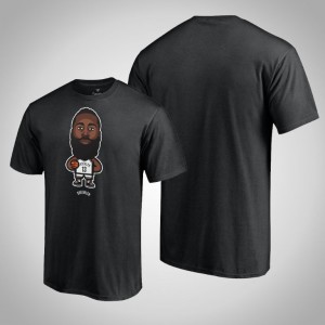 James Harden Brooklyn Nets Core Star Player Men's #13 Player Graphic T-Shirt - Black 281074-388