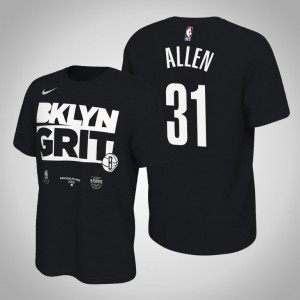 Jarrett Allen Brooklyn Nets Mantra Men's #31 2020 NBA Playoffs Bound T-Shirt - Black 498345-174