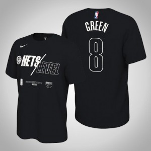 Jeff Green Brooklyn Nets Mantra Men's #8 2021 NBA Playoffs T-Shirt - Black 303297-461
