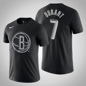 Kevin Durant Brooklyn Nets Men's #7 Team Logo T-Shirt - Black 693460-373