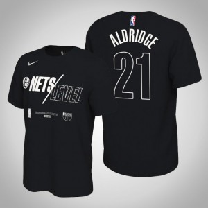 LaMarcus Aldridge Brooklyn Nets Mantra Men's #21 2021 NBA Playoffs T-Shirt - Black 254540-763