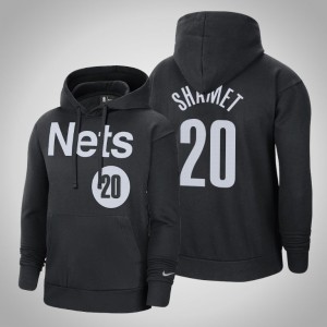Landry Shamet Brooklyn Nets 2021 Season Pullover Men's #20 Earned Hoodie - Black 612150-970