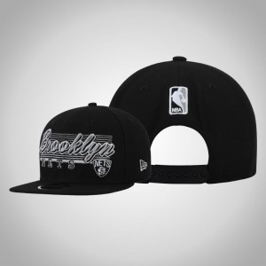 Brooklyn Nets 9FIFTY Adjustable Snapback Men's Retro Lines Hat - Black 333386-410