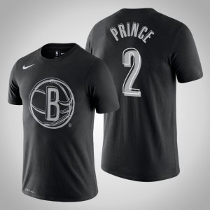 Taurean Prince Brooklyn Nets Men's #2 Team Logo T-Shirt - Black 466826-947
