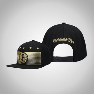 Brooklyn Nets Snapback Adjustable Men's The Champ Hat - Black 600963-804