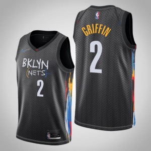 Blake Griffin Brooklyn Nets 2020-21 Men's #2 City Jersey - Black 384607-929