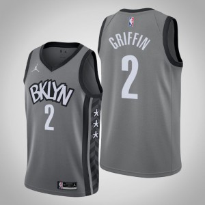 Blake Griffin Brooklyn Nets 2020-21 Men's #2 Statement Jersey - Gray 270295-673