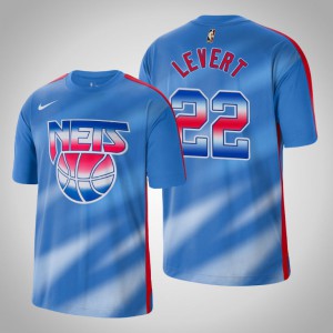 Caris LeVert Brooklyn Nets Performance Shooting Men's #22 Hardwood Classics T-Shirt - Blue 509988-964