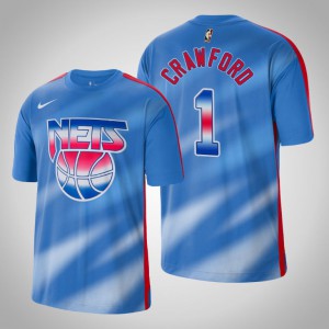 Jamal Crawford Brooklyn Nets Performance Shooting Men's #1 Hardwood Classics T-Shirt - Blue 447101-716