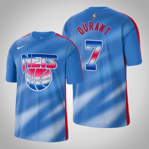 Kevin Durant Brooklyn Nets Performance Shooting Men's #7 Hardwood Classics T-Shirt - Blue 923194-104