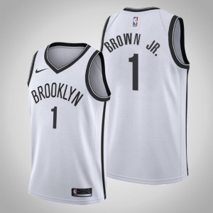 Bruce Brown Jr. Brooklyn Nets 2020-21 Men's #1 Association Jersey - White 385140-705