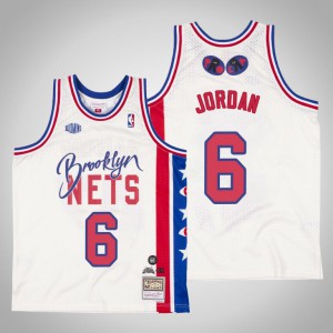 DeAndre Jordan Brooklyn Nets Joey Badass x BR Remix Men's #6 NBA Remix Jersey - White 895875-497