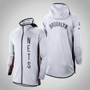 Brooklyn Nets 2020 Season Showtime Men's Earned Hoodie - White 934272-210