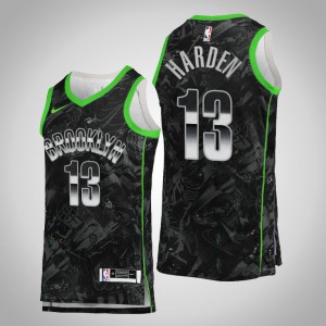 James Harden Brooklyn Nets Men's Select Series Jersey - Black 429826-347